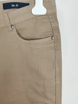 Blue Seven Damen Stretch-Jeans in Beige, Größe 46 - Bild 3