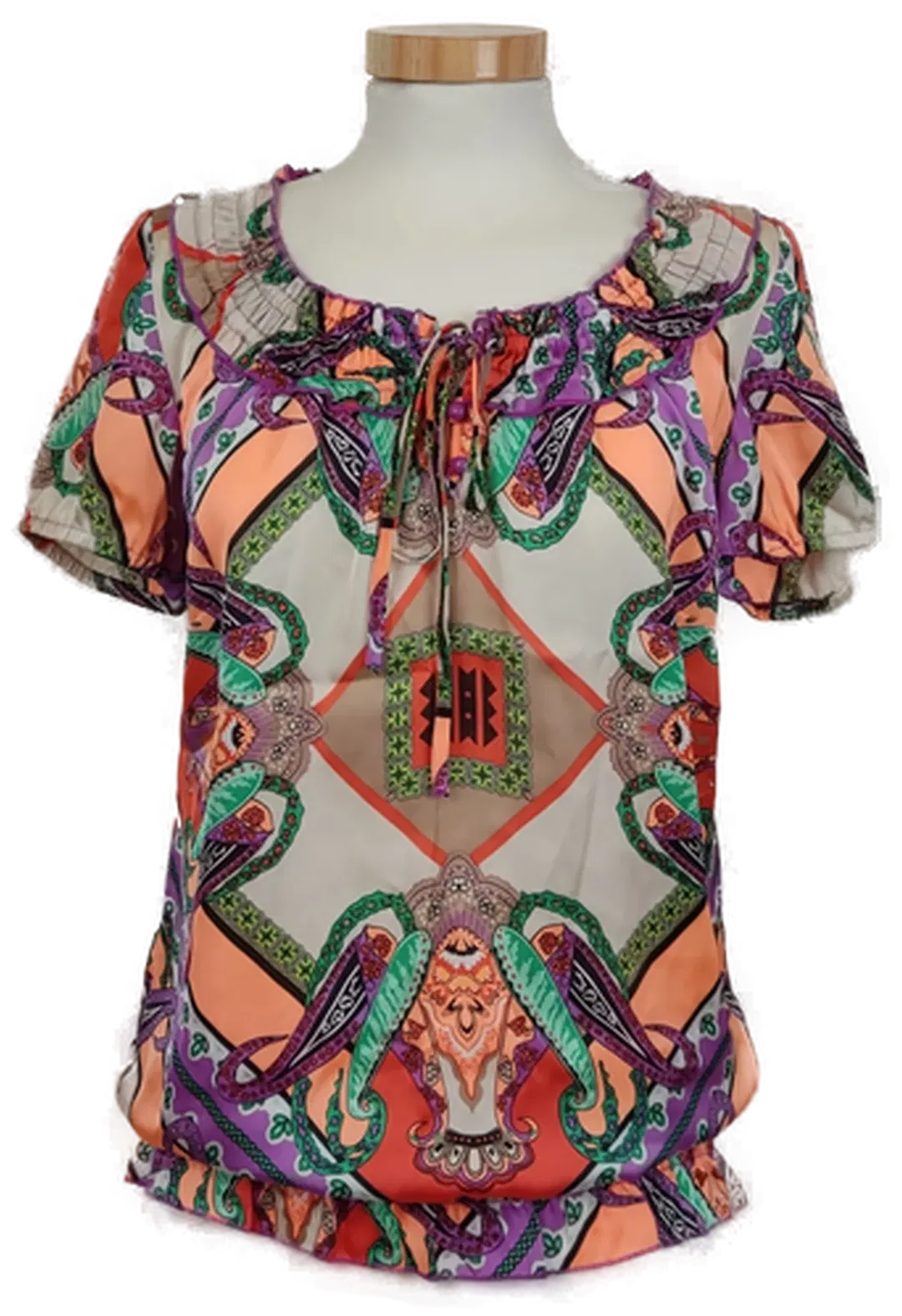 Comma Damen Bluse bunt Gr. 34 - Bild 1