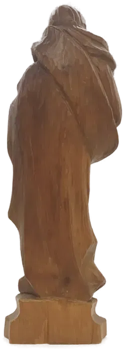 Handgeschnitzte Holzfigur mit Maria und Jesuskind, Höhe ca. 42cm - Bild 2