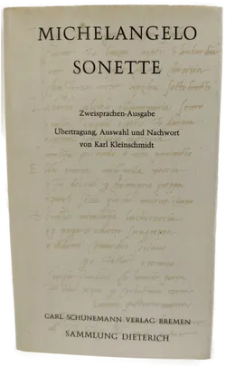 Michelangelo. Sonette - Karl Kleinschmidt [Hrsg.]  - Bild 1