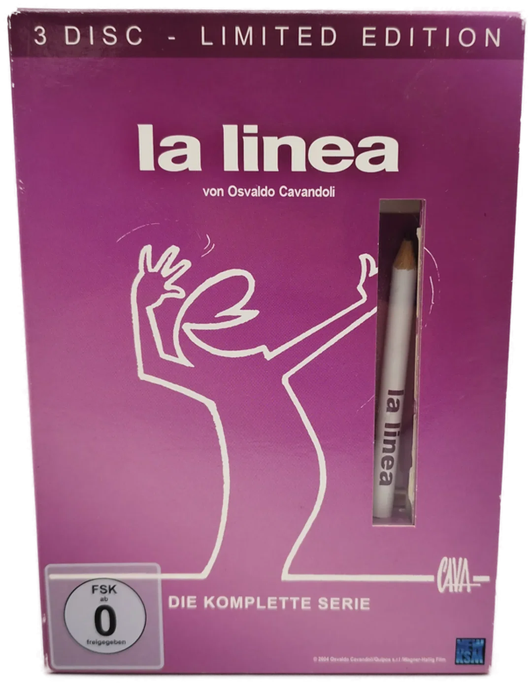 la linea - 3 Disc Limited Edition / 3000 Stück / von Osvaldo Cavandoli - Bild 1