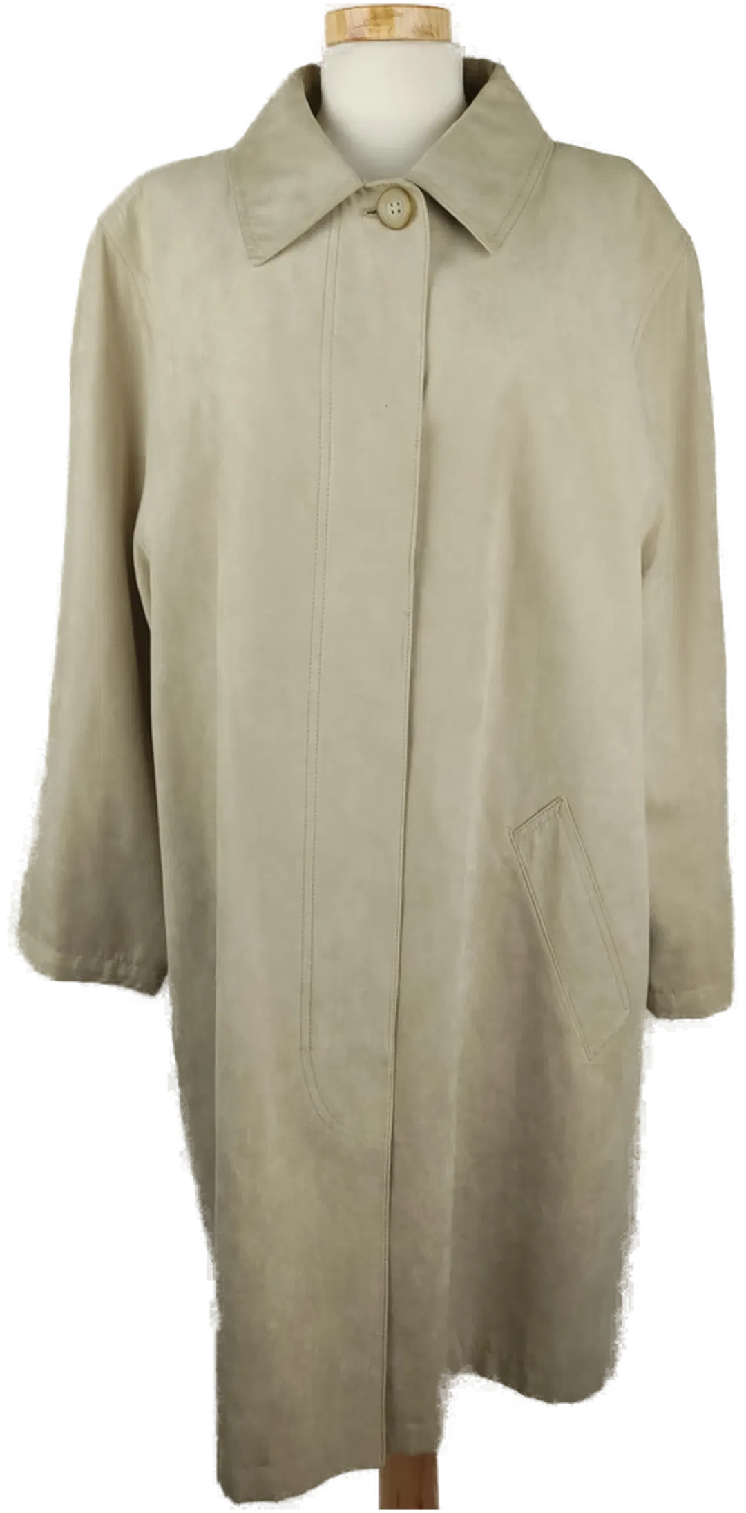 Exotic Velvets All Leaves Damen-Mantel beige - XL/42 - Bild 1