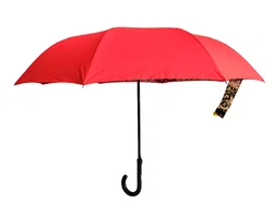 Doppler Stockschirm Double-Layer Rot & Grafik-Print 107 cm - Bild 4