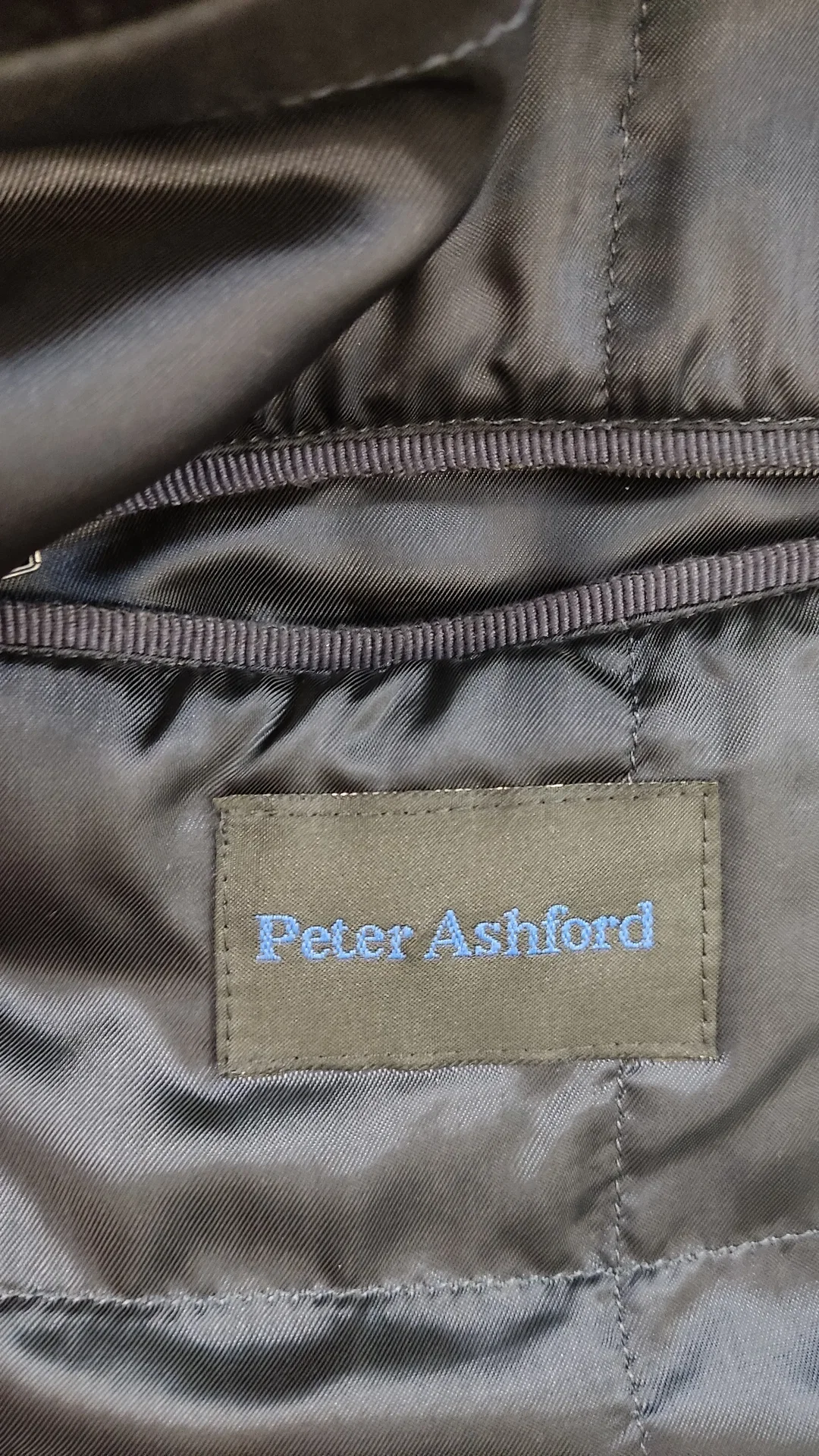 Peter Ashford Herren Mantel dunkelblau Gr. M – Bild 3