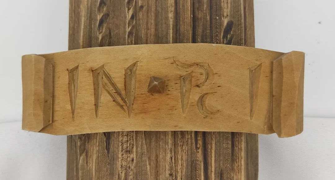 Großes Holzkreuz Kruzifix – Bild 2