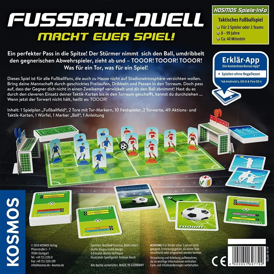 Fussball Duell – Macht euer Spiel! Ein taktisches Fußball-Brettspiel von Kosmos – Bild 4