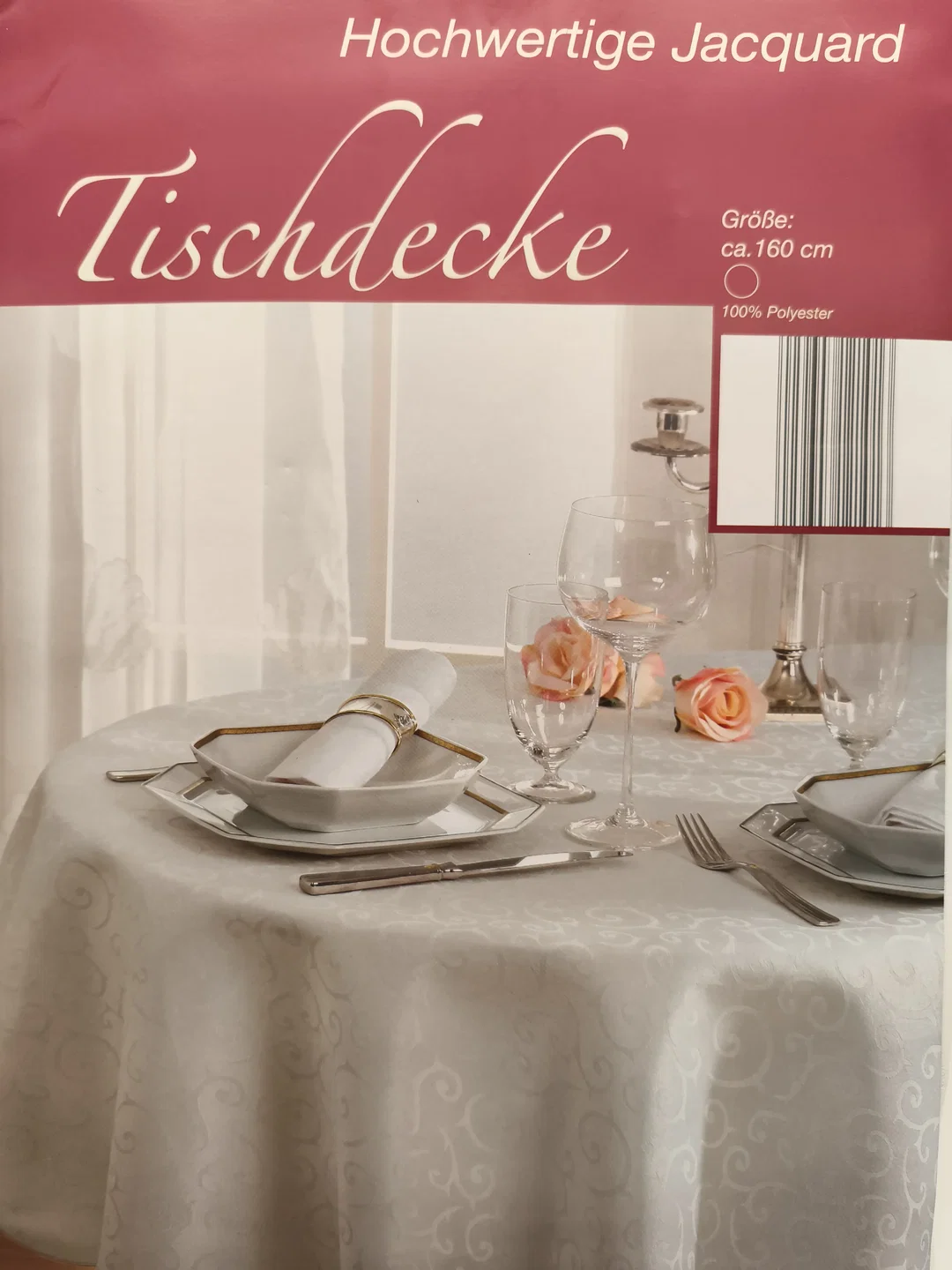 Hochwertige Tischdecke, Rund - Bild 1