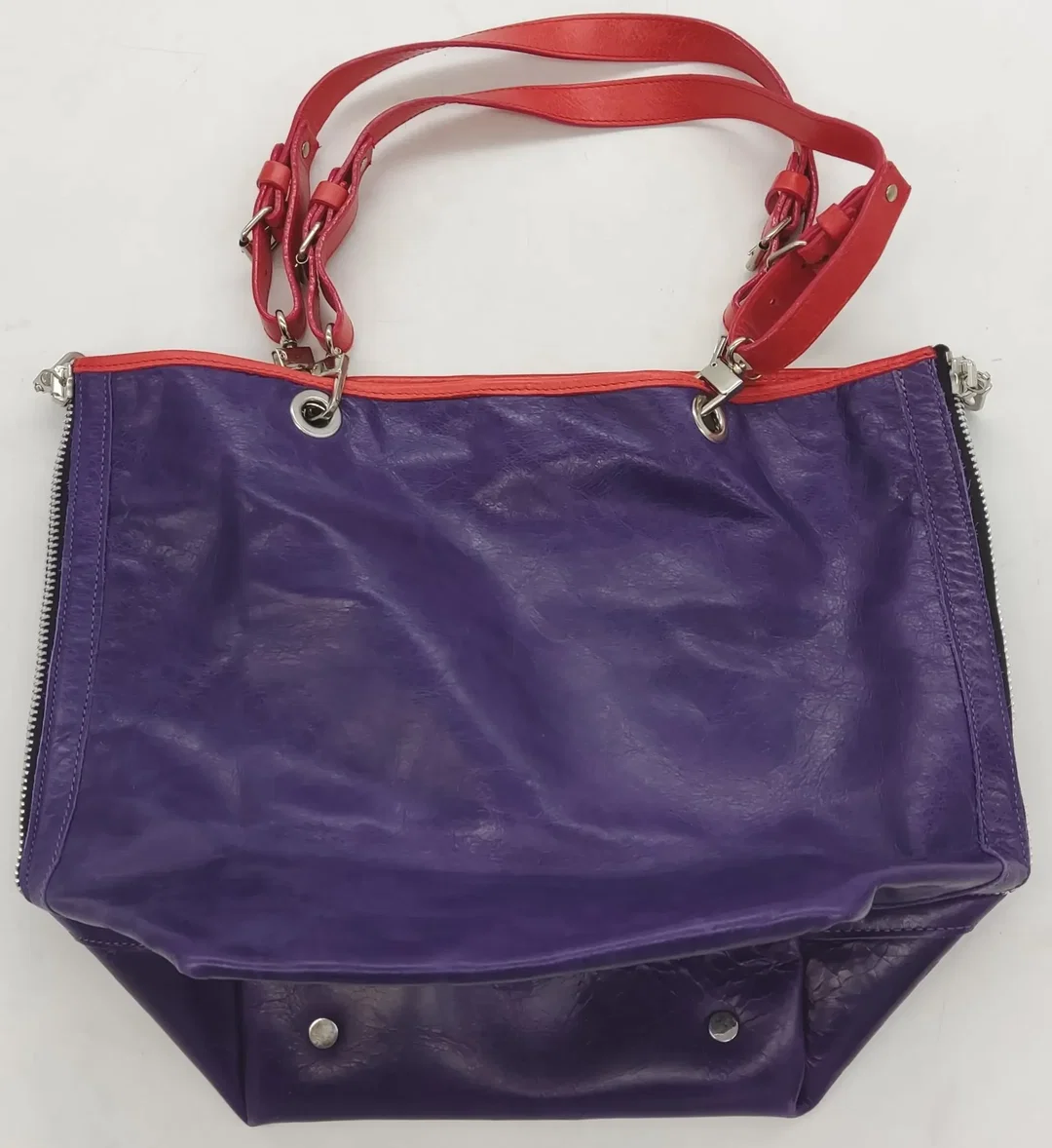 Barbara Rihl Paris "7 Dear" Handbag / Handtasche aus Leder  – Bild 3