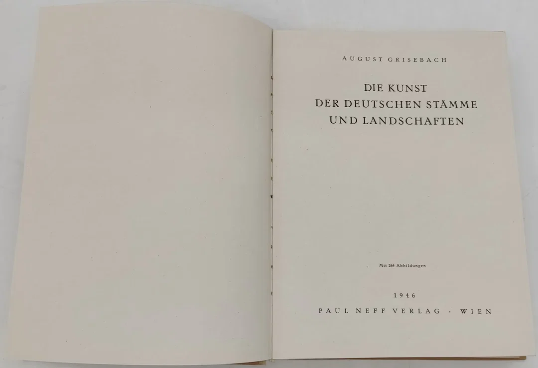  Buch August Grisebach "Die Kunst der Deutschen Stämme und Landschaften" von 1946 – Bild 3