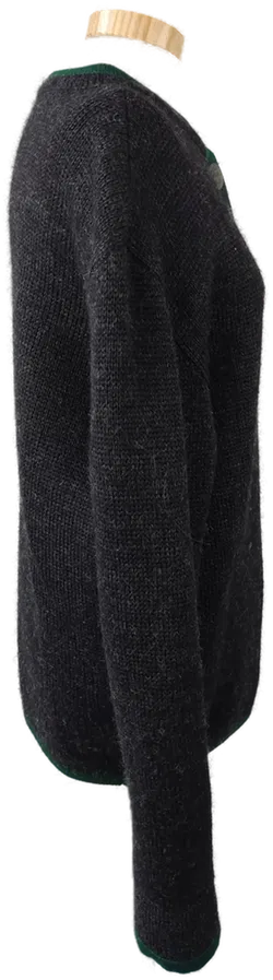 Damentrachtenweste grau/grün selbstgestrickt - XL - Bild 2