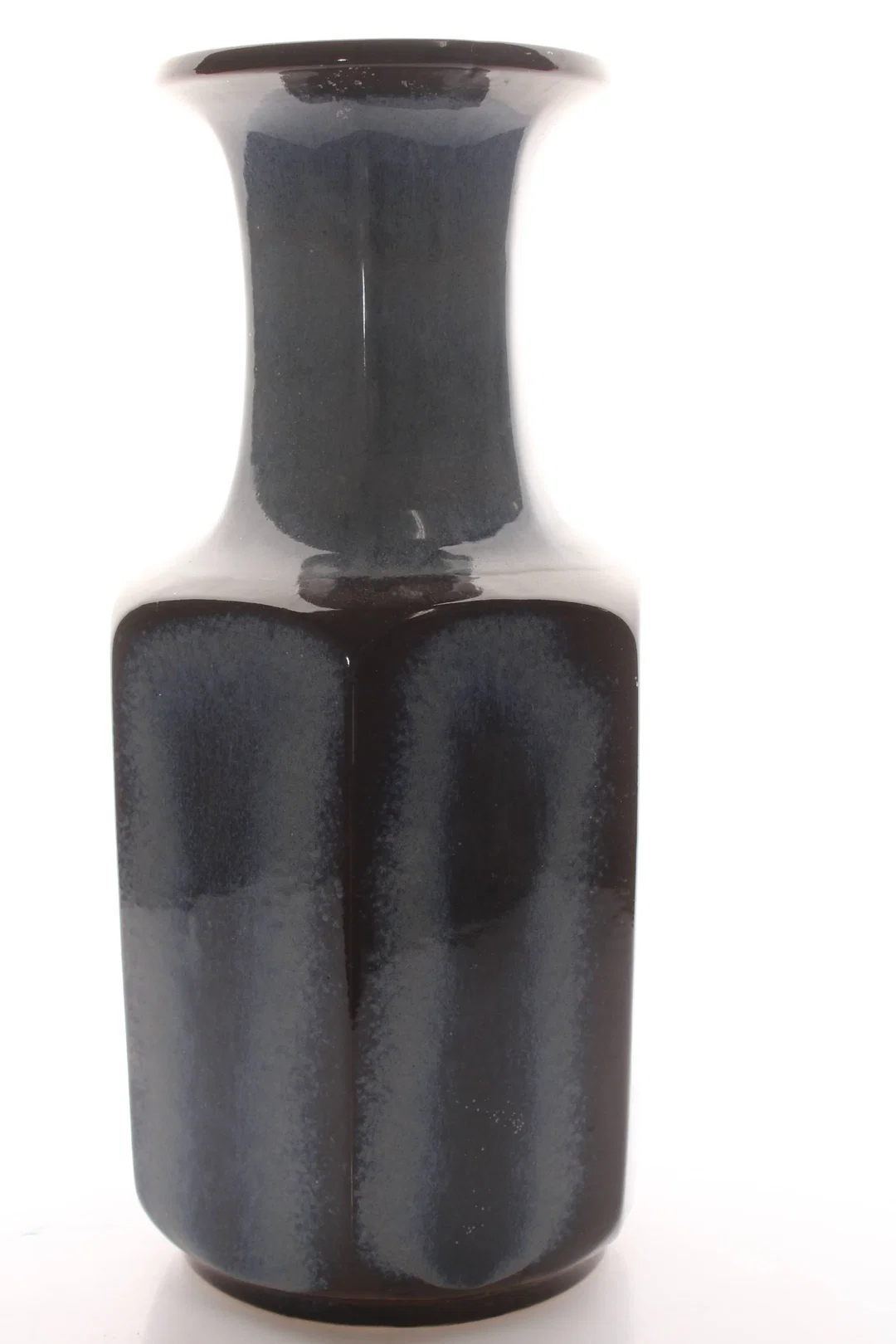 Scheurich Keramik Vase 297-38 – West Germany – 38 cm – Blau-Braune Verlaufsglasur - Bild 1