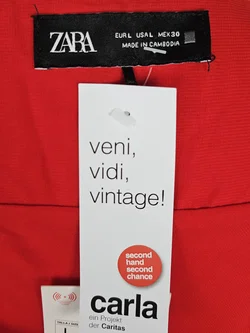 Zara Damen Maxikleid, rot - Gr. L  - Bild 5