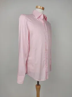 René Lezard Herren Hemd, rose - Gr. M  - Bild 2