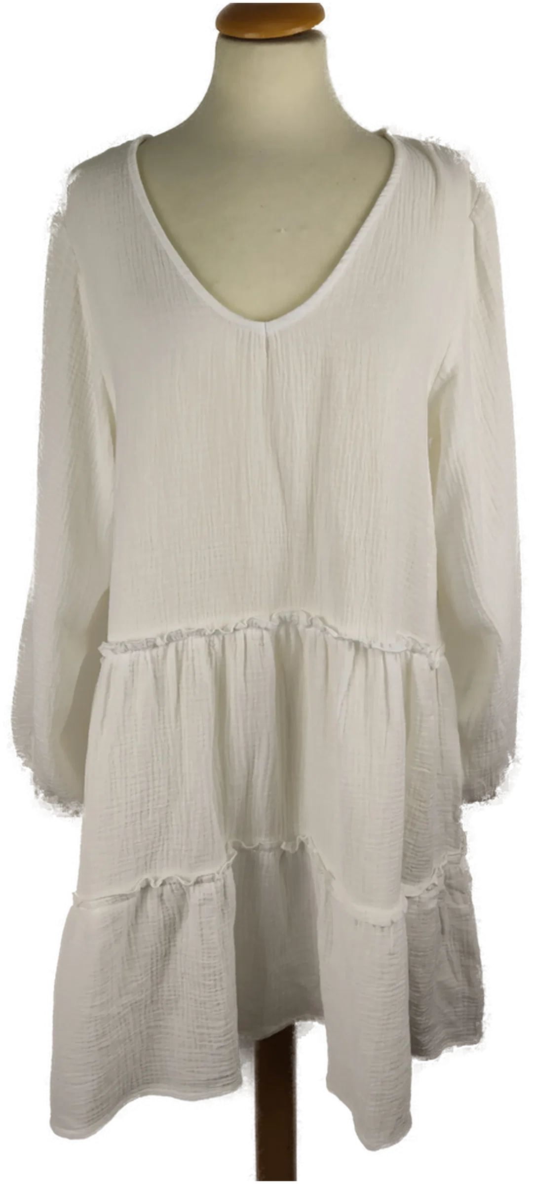 Minikleid AMISU Baumwolle Gr. 38 | Sommerleicht - Bild 4