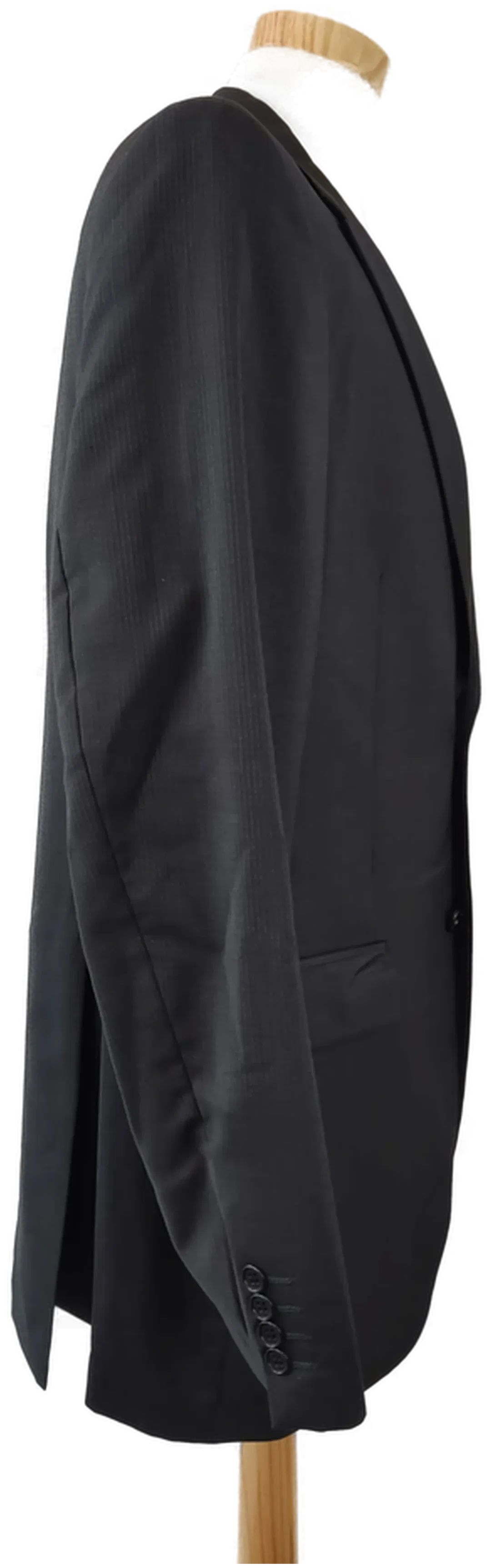 DON GIL Herrenanzug 2-teilig schwarz gestreift - L - Hose - 54 – Bild 2