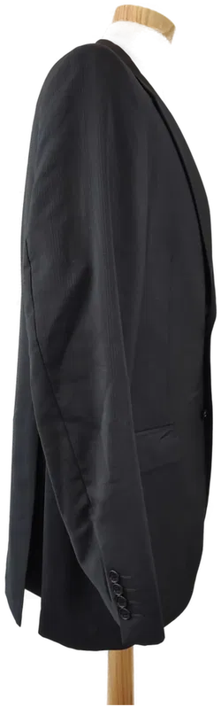 DON GIL Herrenanzug 2-teilig schwarz gestreift - L - Hose - 54 - Bild 2