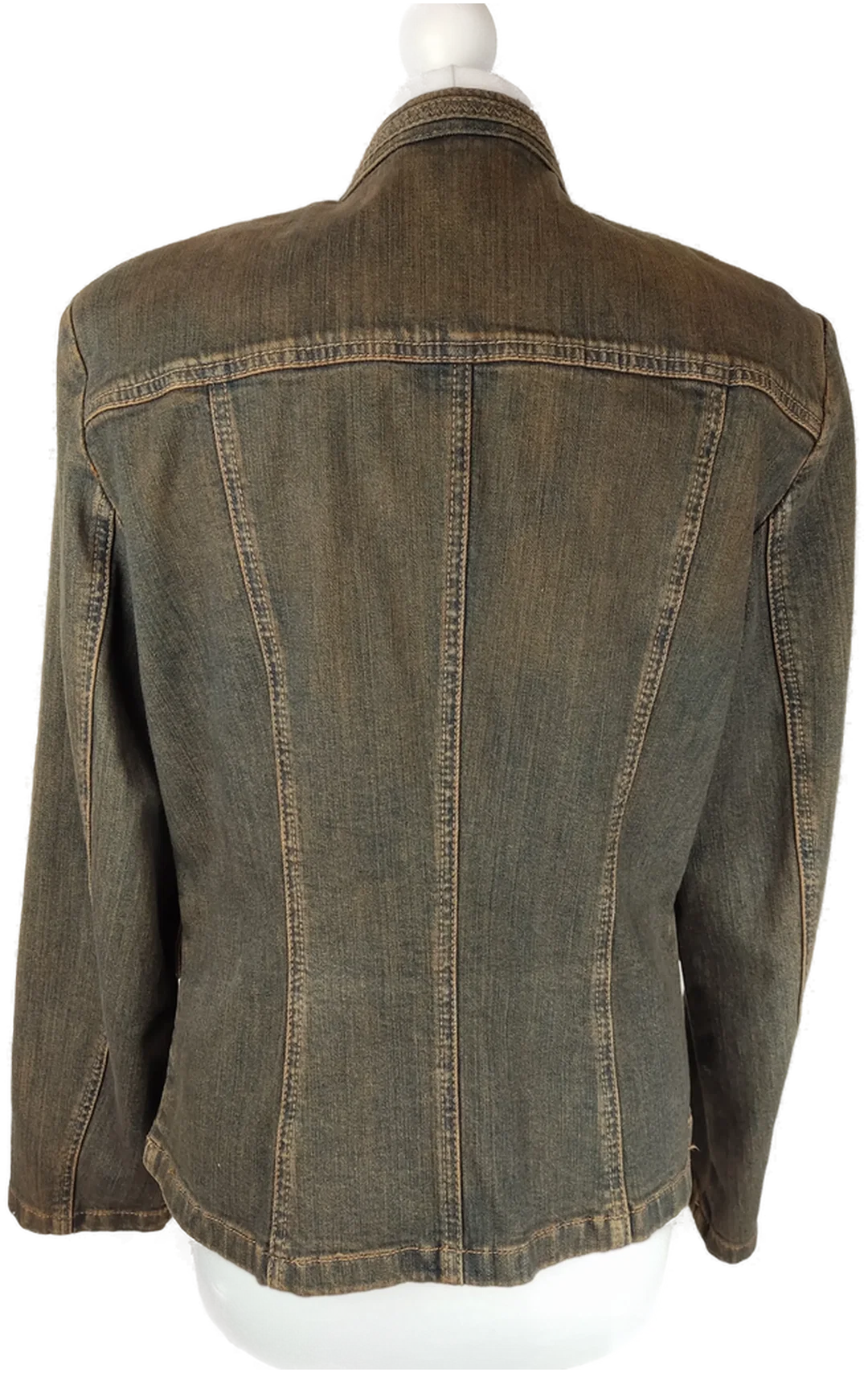 Damen Jeansjacke Gerry Weber Bestickt Gr.38 | Liebevoll Bestickt – Bild 3