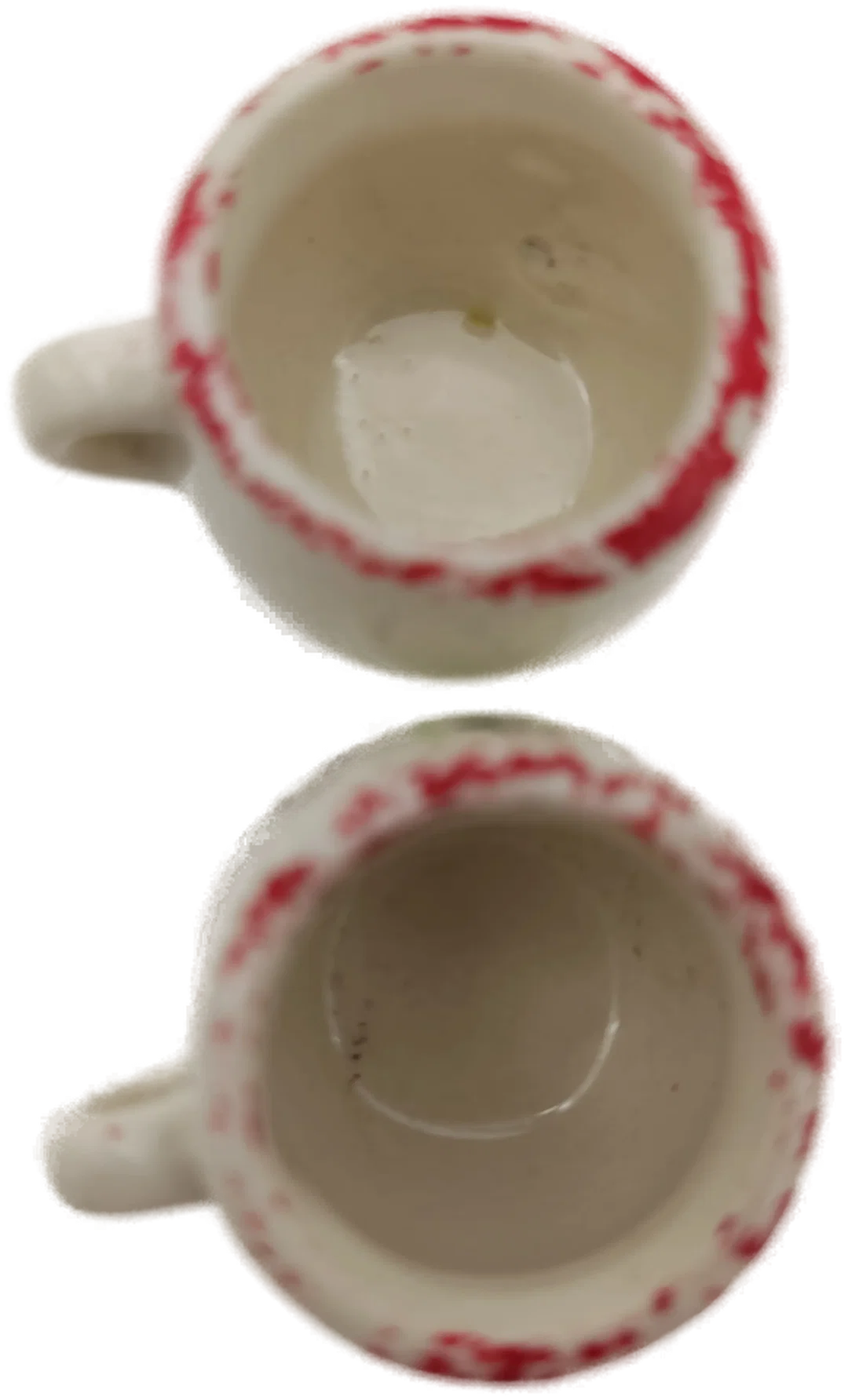 Puppenhaus Zubehör: Miniatur Porzellan-Becher 2er-Set | Sammlerstück  – Bild 4