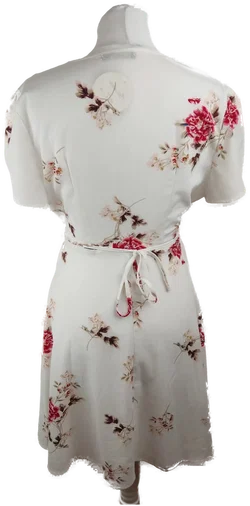 Geblümtes Midikleid von Shein, Weiß, L/40 | Frühlingszauber – Vorschau 3