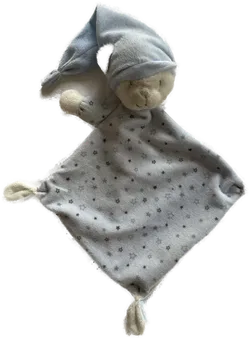 Kuscheliges Schmusetuch Bär hellblau - Der perfekte Begleiter - Bild 3