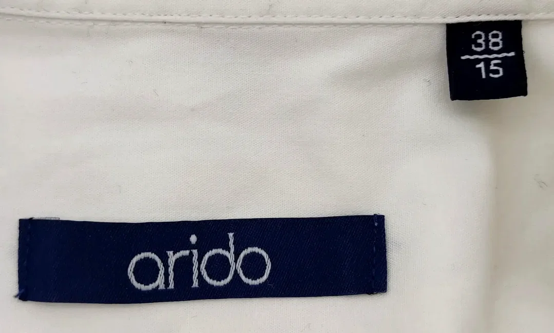 Arido Herrenhemd weiß - Gr. 38/15 – Bild 4