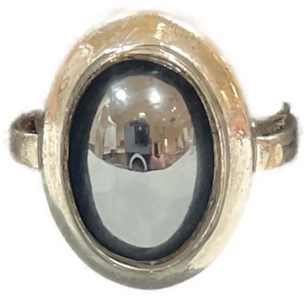 Echter Silberring mit Heraklith - Bild 1