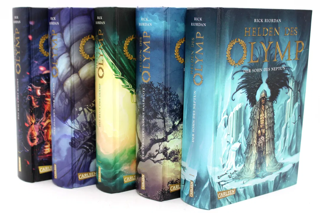 Rick Riordan – Helden des Olymp (Band 1–5 komplett) – Carlsen Verlag, Hardcover - Bild 1