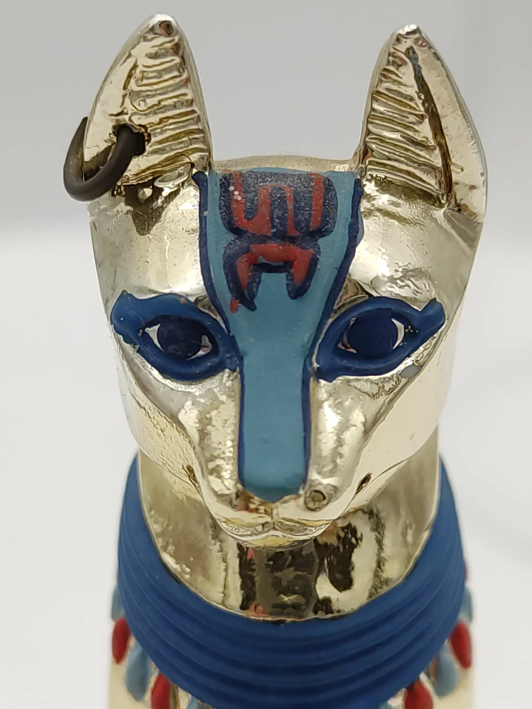 'The sacred  bast cat' Porzellan mit Glaskuppel & Zertifikat von Franklin Mint | Ägyptischer Schatz – Bild 13