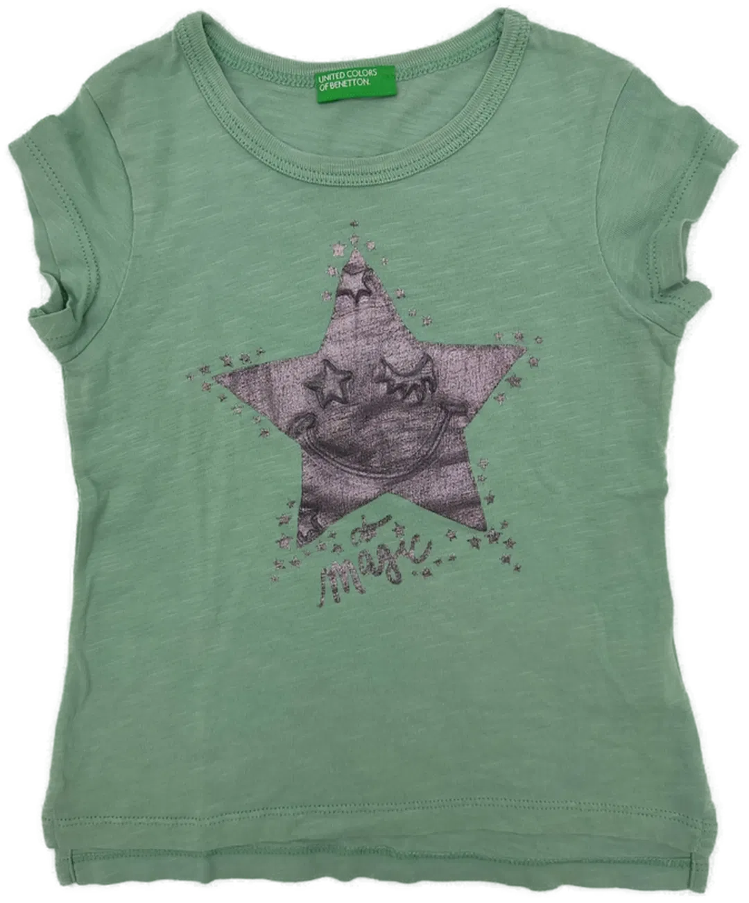 Benetton Kinder Shirt grün Gr.92 - Bild 4