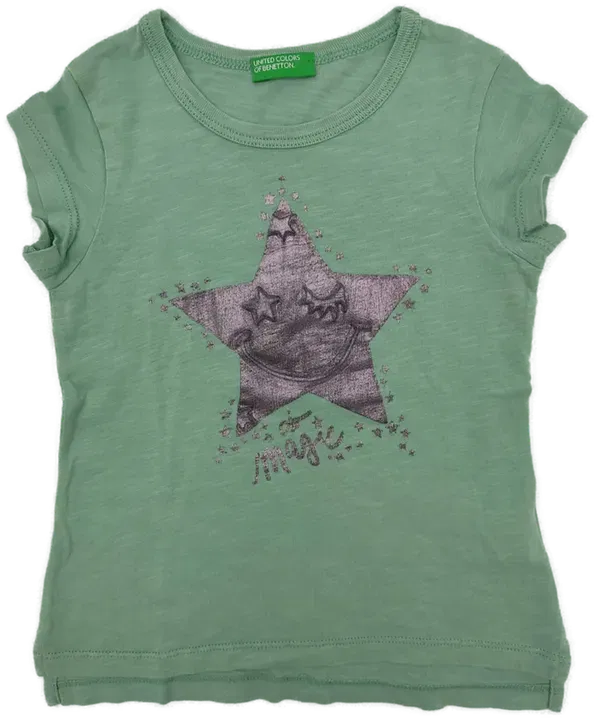 Benetton Kinder Shirt grün Gr.92 - Bild 1