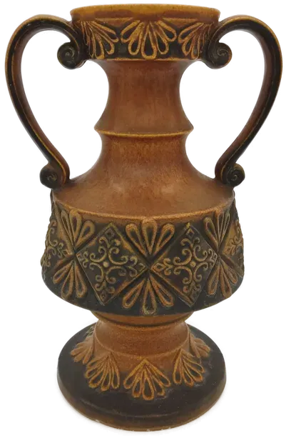 West Germany - Keramik Vase in Brauntönen - Bild 1