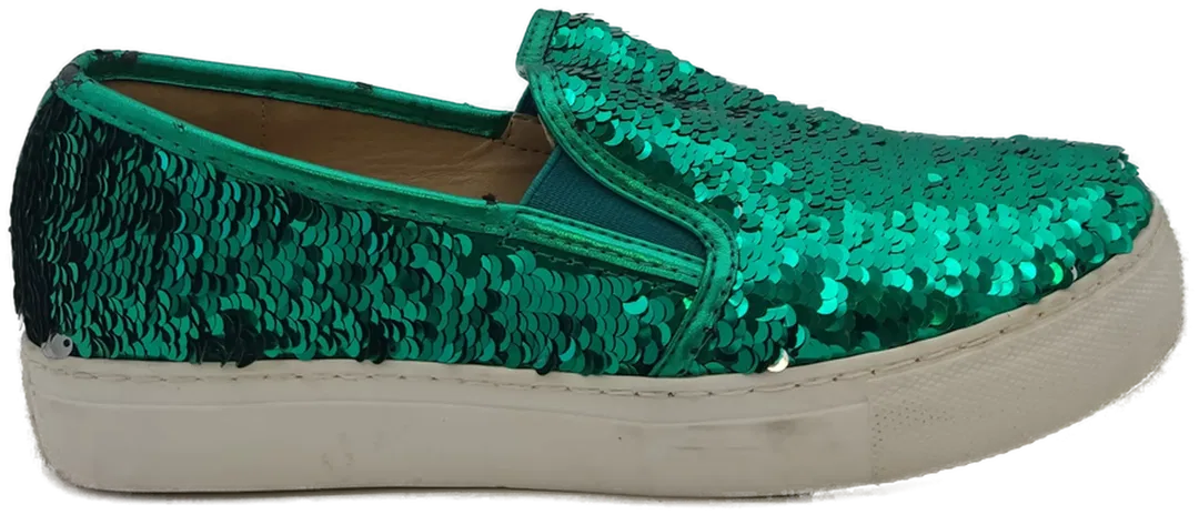 Flyfor Damenmokassins smaradgrün  - 38 - Bild 1