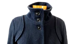 Tom Tailor Damen Kurzmantel dunkelblau - Gr. M - Bild 4