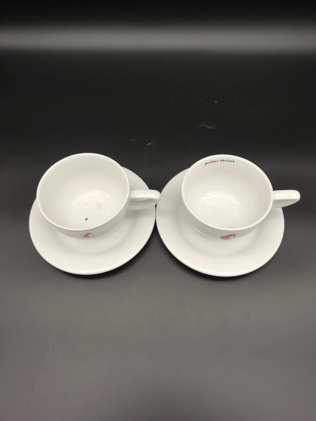 2 Stück Große Julius Meindl-Kaffeetassen mit Untertassen / Durchmesser 10,5 cm – Bild 4