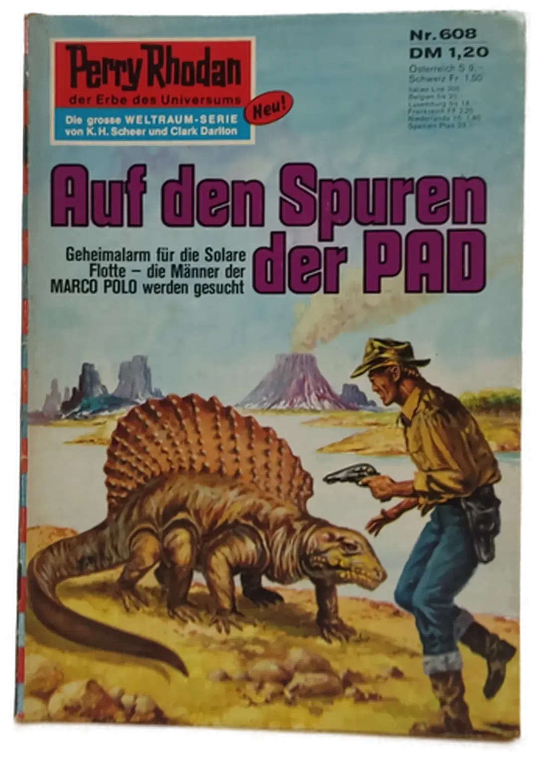 Romanheft Perry Rhodan Auf der Spuren der PAD Erstauflage Nr.608 - Bild 1