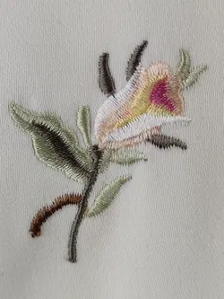 Damen Blazer Sommerjacke - geblümt, weiß - Gr. 50  - Bild 4