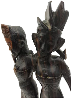 Hochzeitspaar-Figur Holz handgeschnitzt | Bali-Schatz - Bild 6