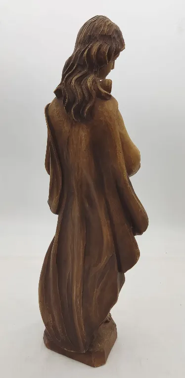 Heilige Elisabeth Statue aus Holz – Bild 3