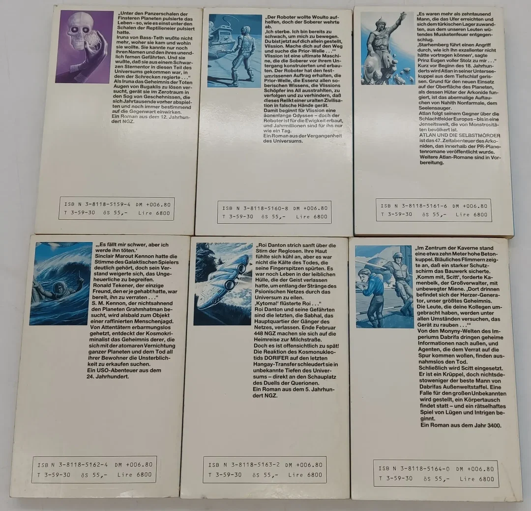 Bücher Moewig Perry Rhodan Planeten Romane Konvolut 6 Bände 311, 312, 313, 314, 315, 316 – Bild 3