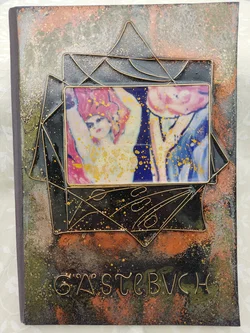 Gästebuch - Lack, Keramik, Edelmetall Kombination| Japanische Lackkunst - Bild 1