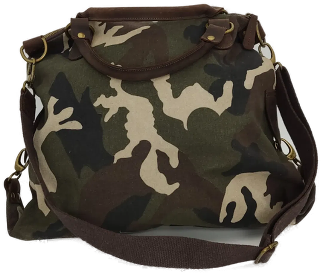 Vera Pelle Damen Tasche mit Leder besatz - Bild 1