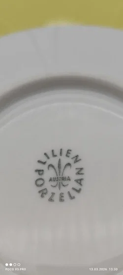 Lilien Porzellan Tee-Untersetzer 4er-Set | Vintage-Schatz - Bild 4