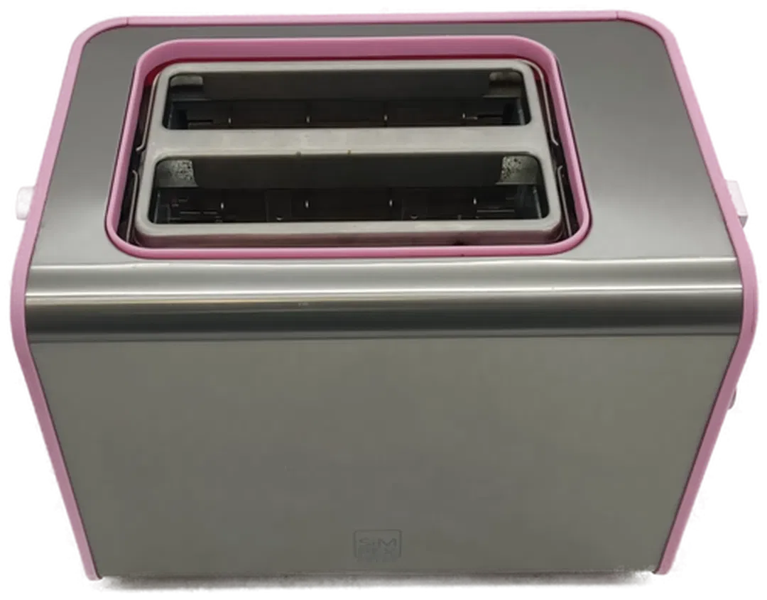 Simpex Colour Toaster – 2-Scheiben, pink, 7 Stufen, Defrost-Funktion - Bild 1