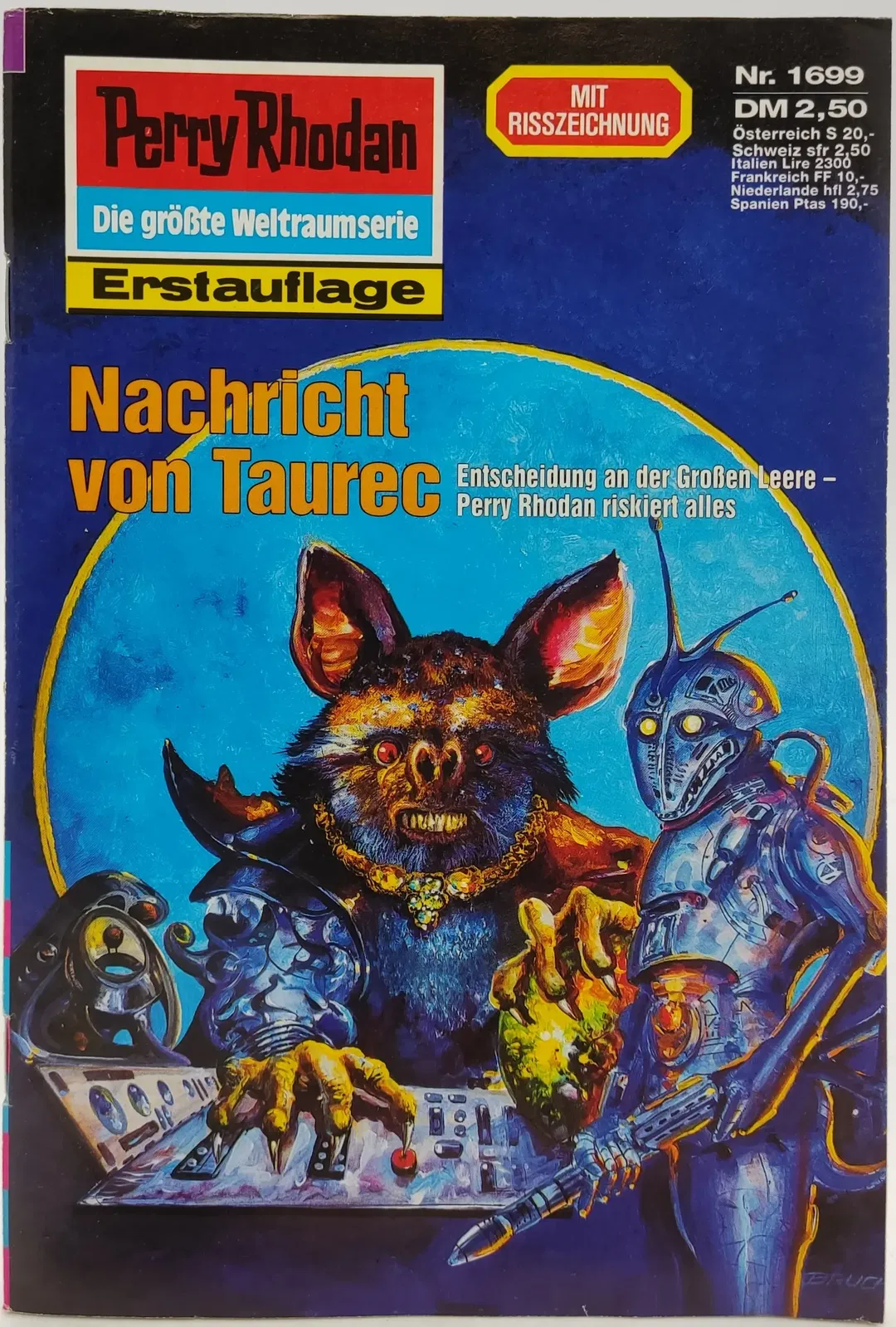  Romanheft Perry Rhodan Nachricht von Taurec Erstauflage Nr.1699 - Bild 2