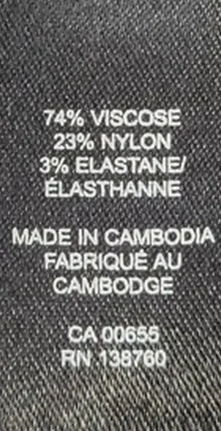 RW & CO. Damen Leggins knöchellang schwarz Gr. XXS - Bild 4