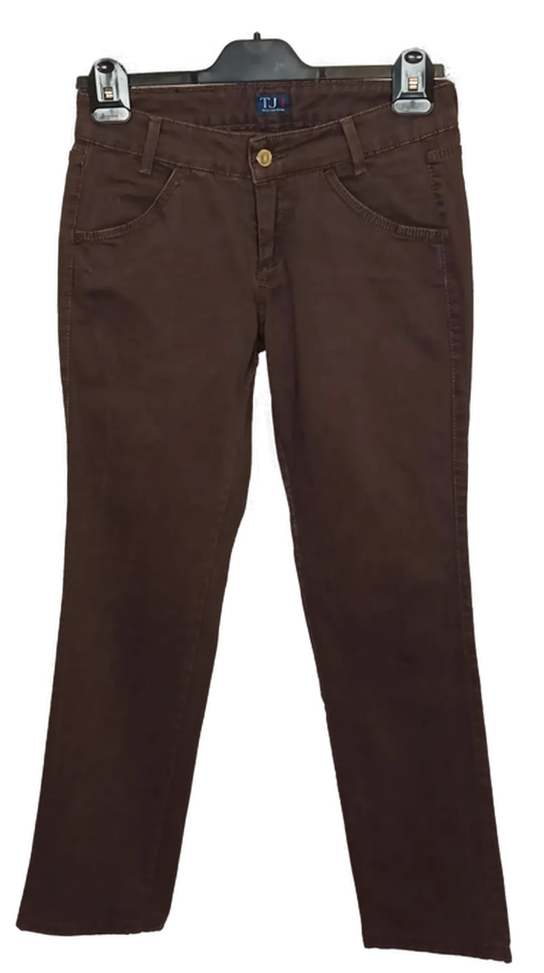 Trussardi Jeans Damen Jeans dunkelbraun Gr. UK 27 - Bild 4