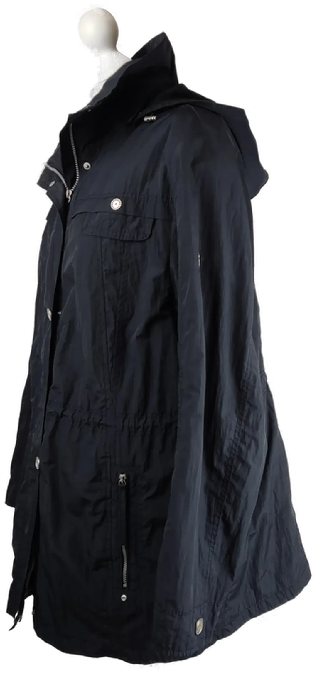 Damen Übergangsjacke mit abnehmbarer Kapuze Lebek Polyester Gr.48 | Zeitloser Klassiker – Bild 2