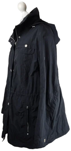 Damen Übergangsjacke mit abnehmbarer Kapuze Lebek Polyester Gr.48 | Zeitloser Klassiker - Bild 2