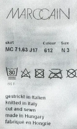 Marc Cain Midirock Schlangenprint beige Gr. M - Bild 4