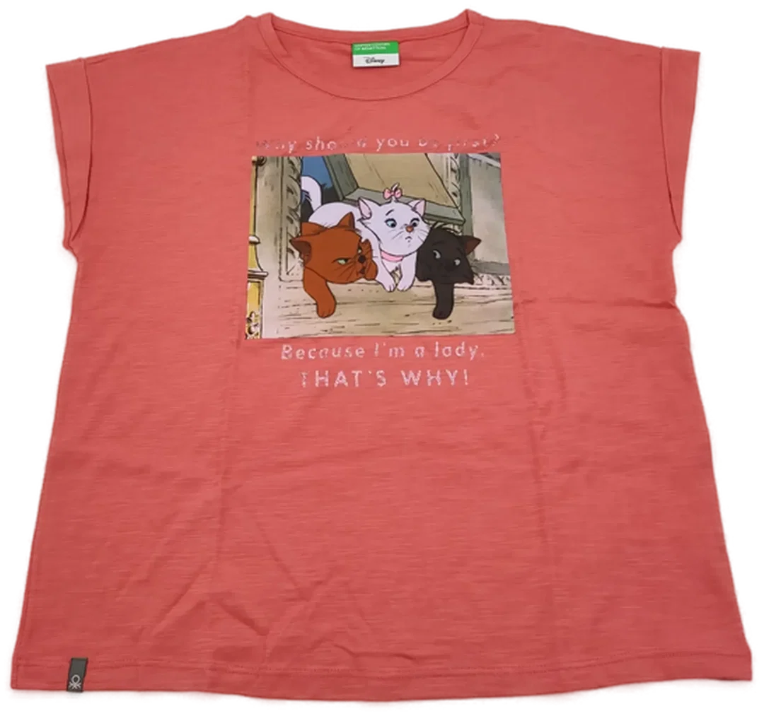 United Colors of Benetton Kindershirt rot Gr. 2XL - Bild 1